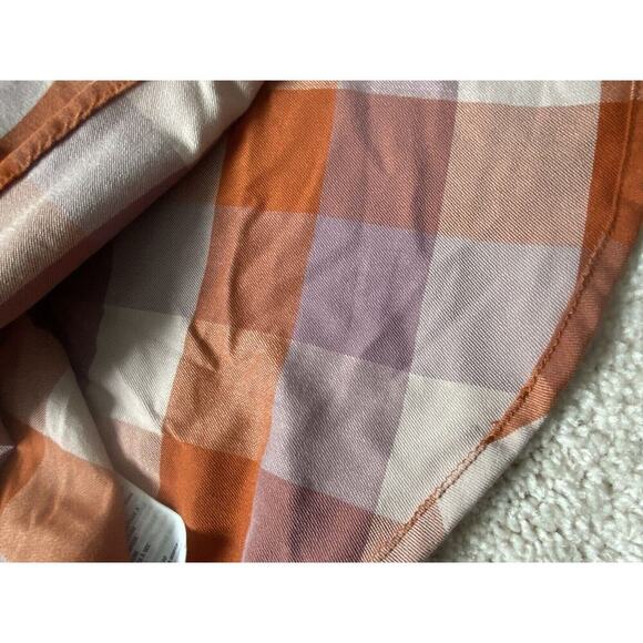 PRANA Meadow Run Flannel Red Clay Shirt Women XS - Picture 16 of 16